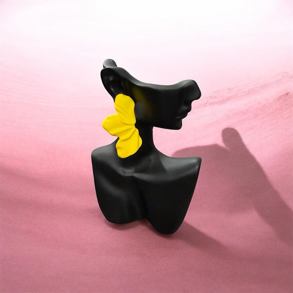 Yellow Butterfly Earrings